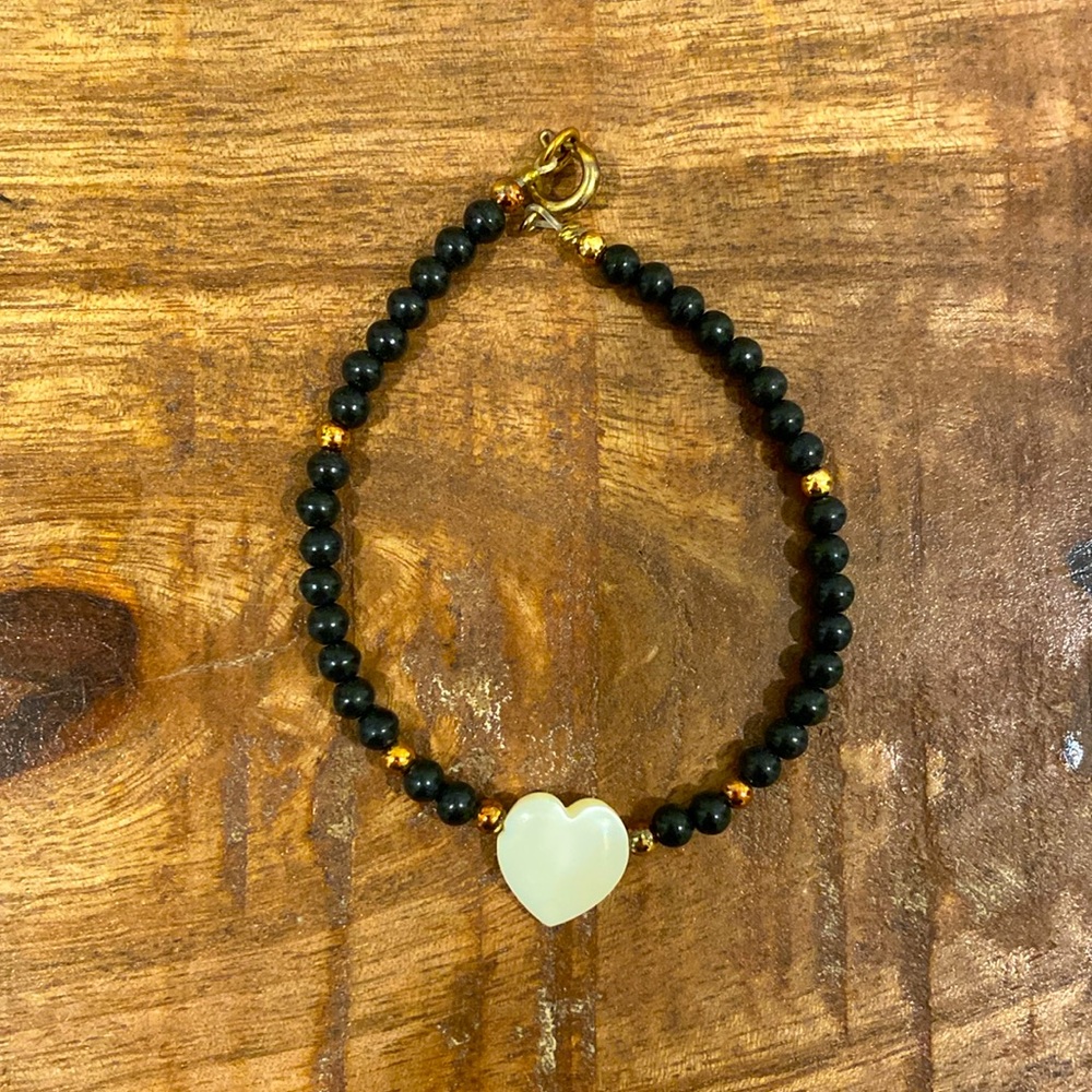 Bracelet with heart charm